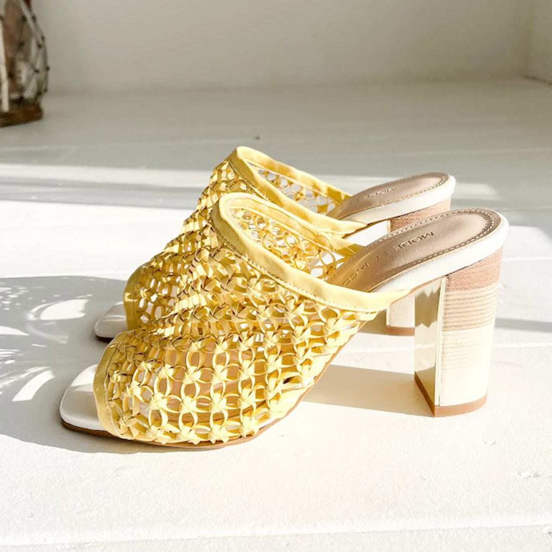 モード エ ジャコモ MODE ET JACOMO メッシュミュールサンダル