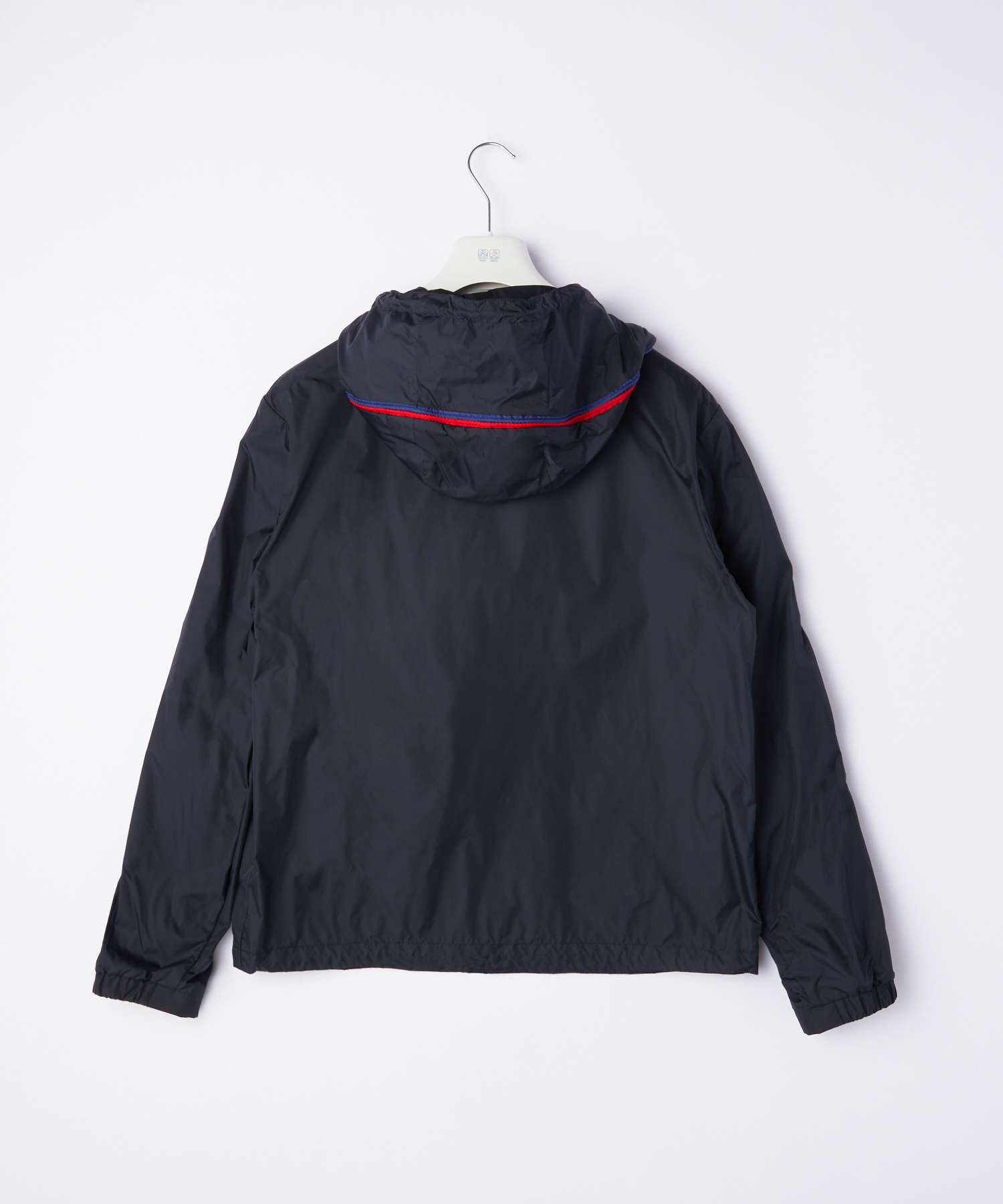 モンクレール MONCLER 1A00085 68352 ジャケット メンズ アウター HATTAB ナイロン ブルゾン フーテッド パイピング 撥水 775ジップアップ ダークネイビー