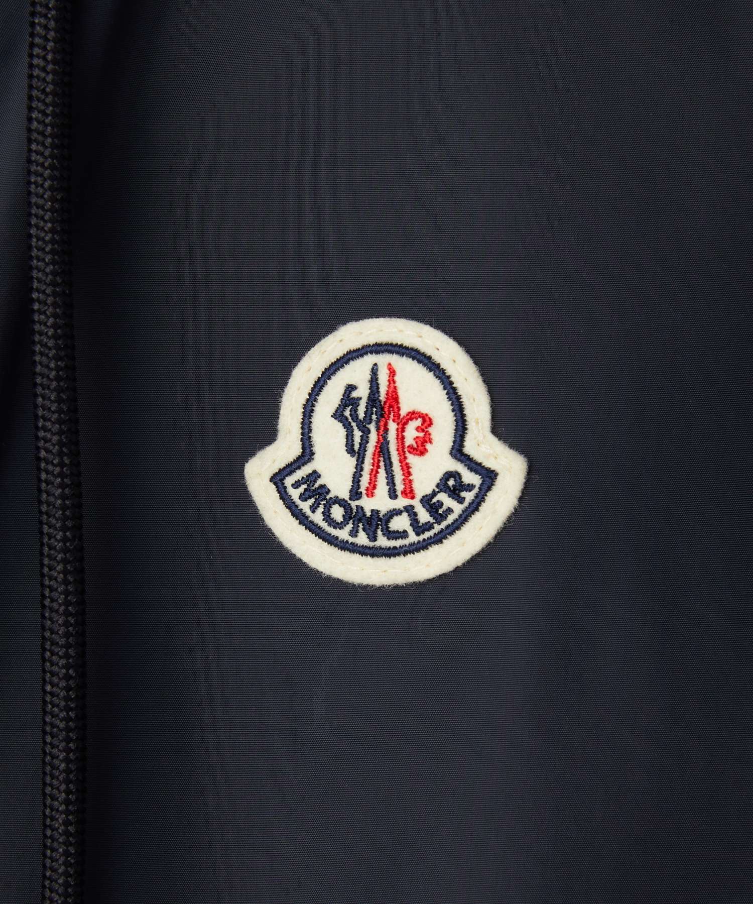 モンクレール MONCLER 1A00085 68352 ジャケット メンズ アウター HATTAB ナイロン ブルゾン フーテッド パイピング 撥水 775ジップアップ ダークネイビー