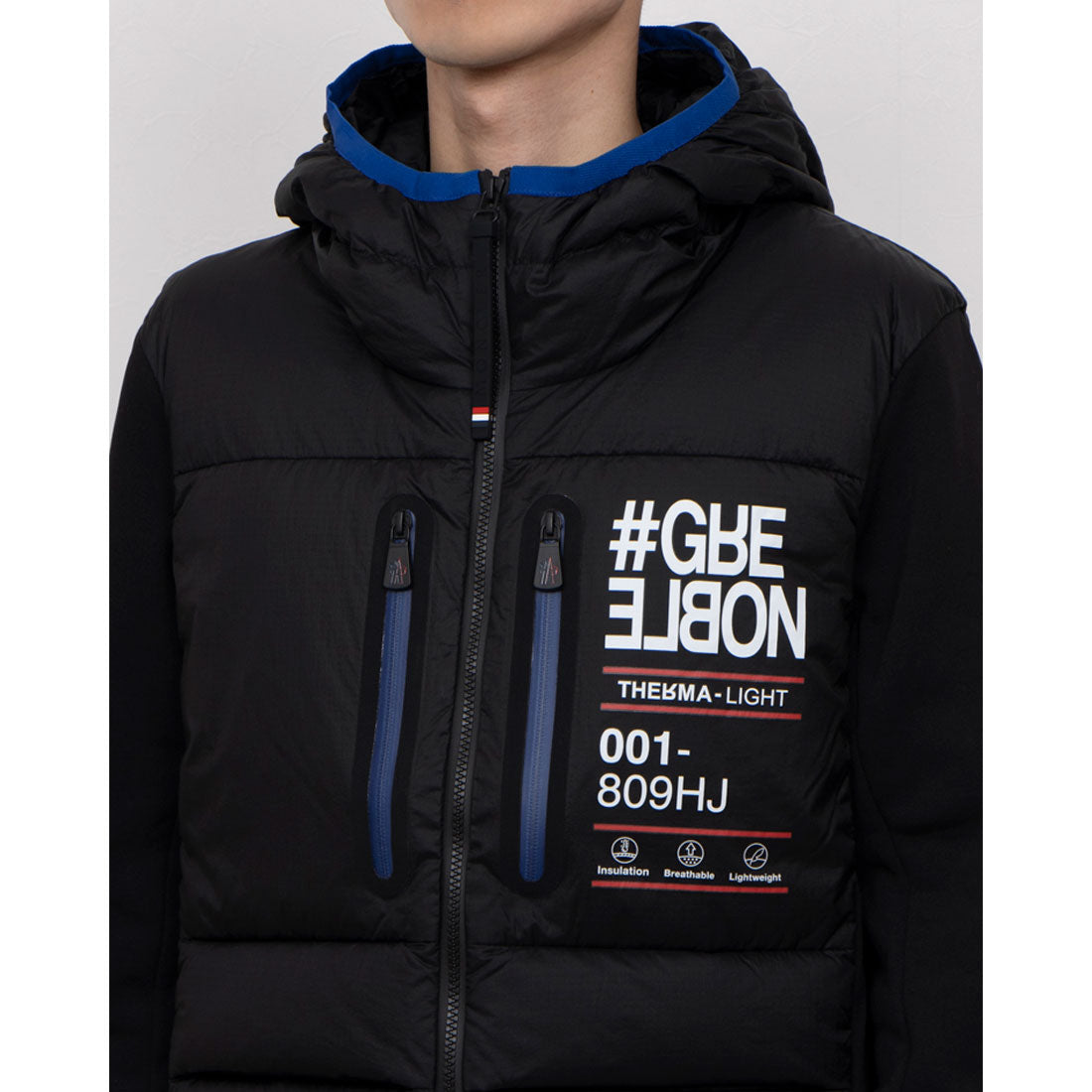 モンクレール MONCLER モンクレール メンズ グルノーブル フード付き ルティングフリースパーカー ブラック カーキ 黒 MAGLIA CARDIGAN MONCLER