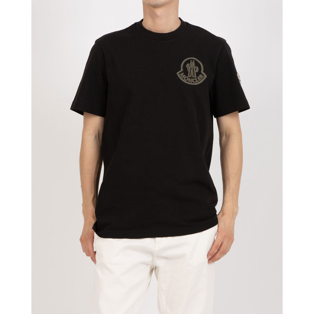 モンクレール MONCLER SS Tシャツ 半袖Tシャツ (ブラック) ブラック