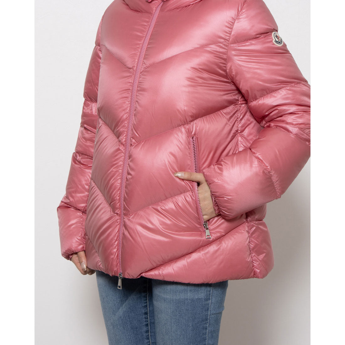 Moncler MONCLER Moncler Down Jacket Women's Outerwear Hooded pink Khaki Green black CHAMBON GIUBBOTTO MONCLER