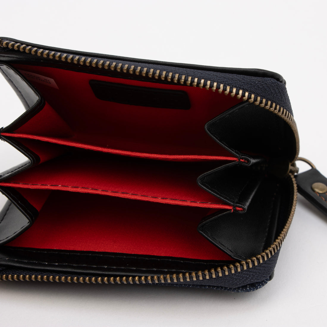 モバック mobac 小銭入れ メンズ パスケース 定期入れ L字ファスナー 財布 デニム 大容量 人気 (柄2) 柄2