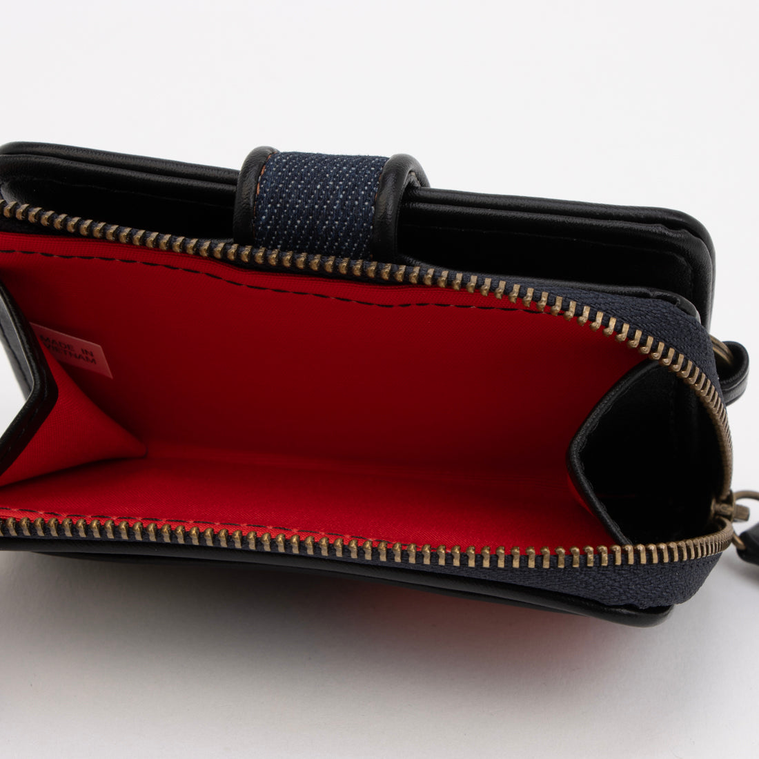 モバック mobac キーケース メンズ 小銭入れ 小銭入れ一体型 デニム L字ファスナー ジッパー (柄2) 柄2