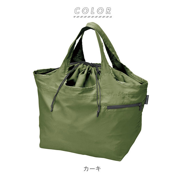 モッテル MOTTERU MOTTERU CURURITO モッテル クルリト ビッグマルシェバッグ (ブラック) ブラック