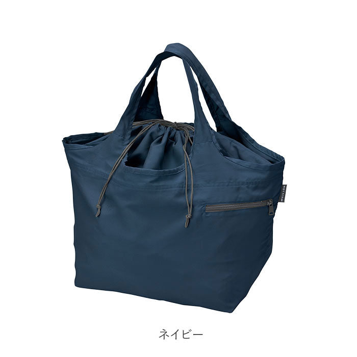 モッテル MOTTERU MOTTERU CURURITO モッテル クルリト ビッグマルシェバッグ (ブラック) ブラック