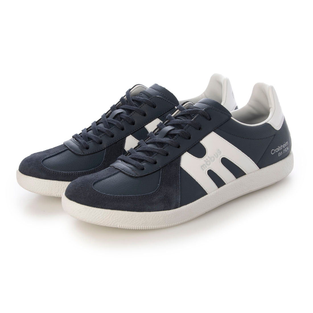 モーブス mobus【本革】MUNCHEN (SLATE BLUE/WHITE) SLATE BLUE/WHITE