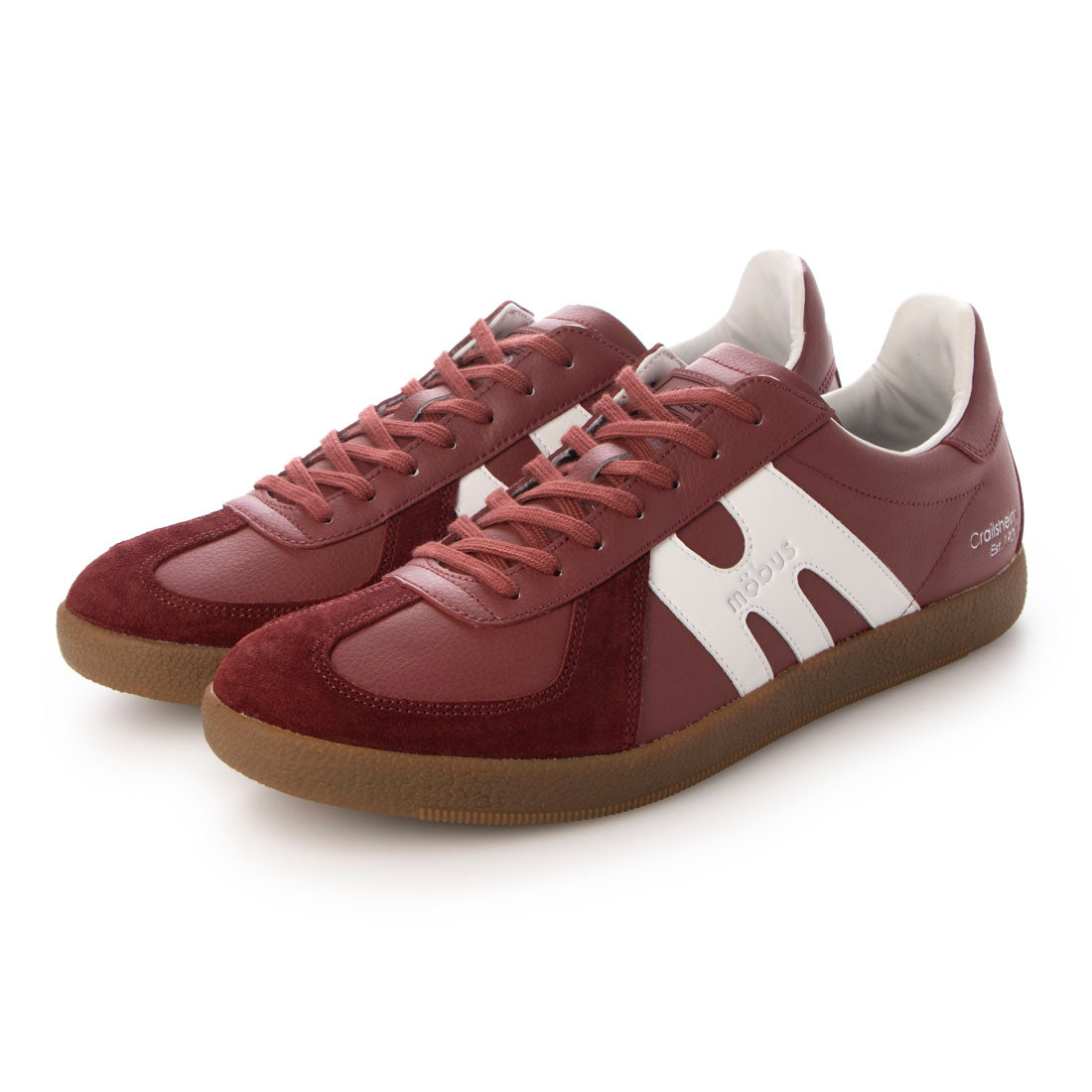 モーブス mobus MUNCHEN,MAROON/WHITE