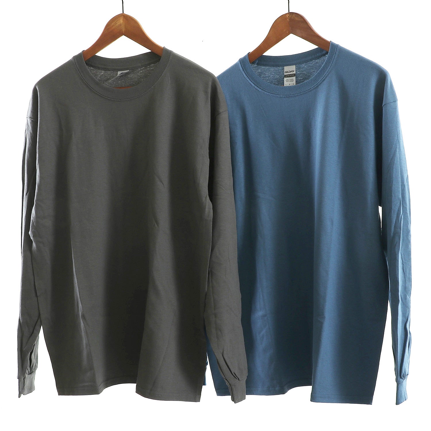 MODISH GAZE GILDAN 6oz Cotton Plain Big Silhouette Long Sleeve T-shirt