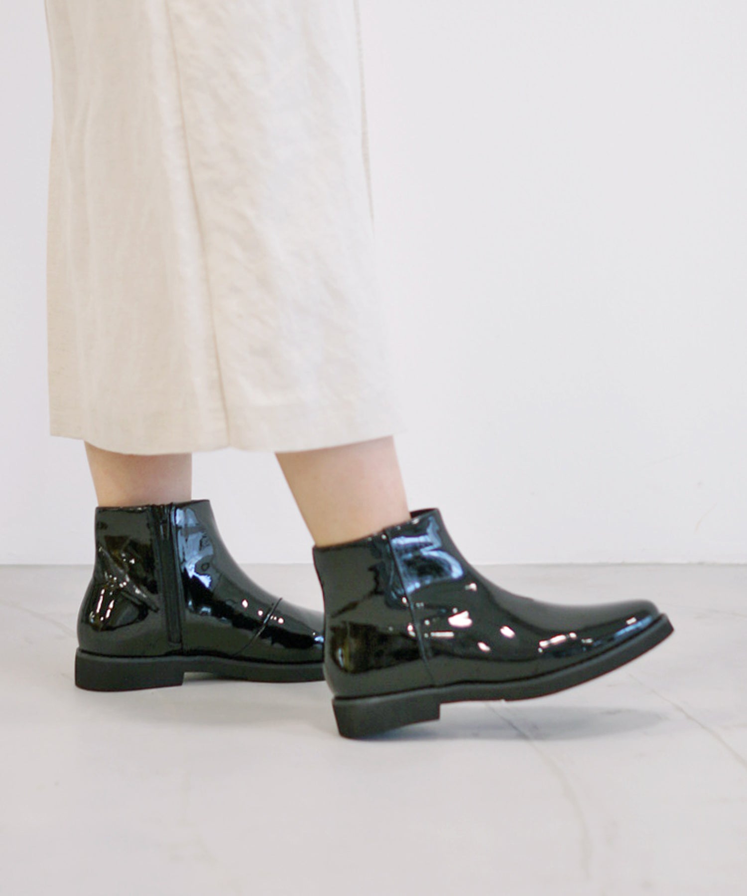 モード カオリ MODE KAORI レインブーツ7300 (ブラックE) ブラックE