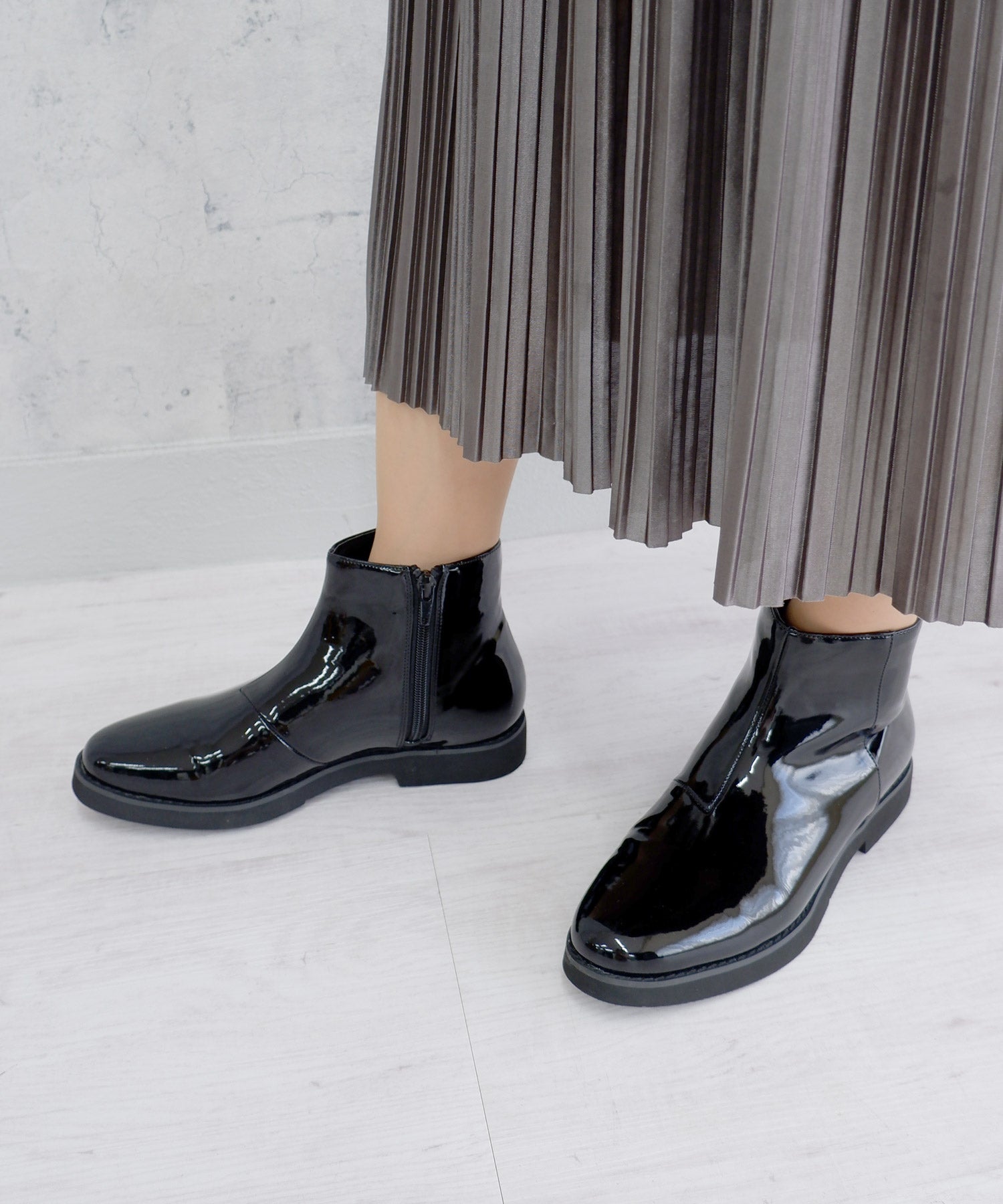 モード カオリ MODE KAORI レインブーツ7300 (ブラックE) ブラックE