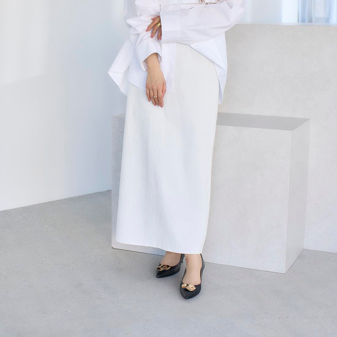 MODE ET JACOMO carino metal parts pumps