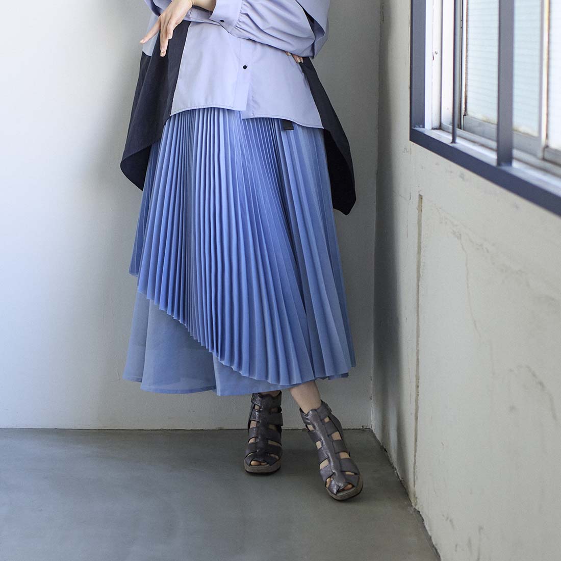 モード エ ジャコモ ディッシィ MODE ET JACOMO D'ICI グラディエーターウエッジブーツサンダル