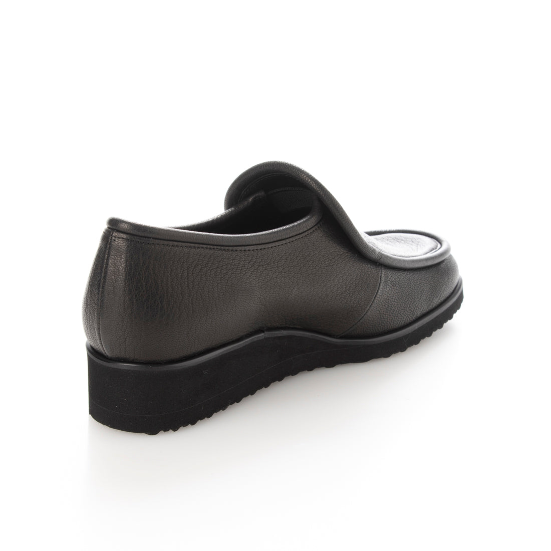 モード エ ジャコモ ディッシィ MODE ET JACOMO DICI 【3E】スクエアトゥスリッポンシューズ (ブラック) ブラック