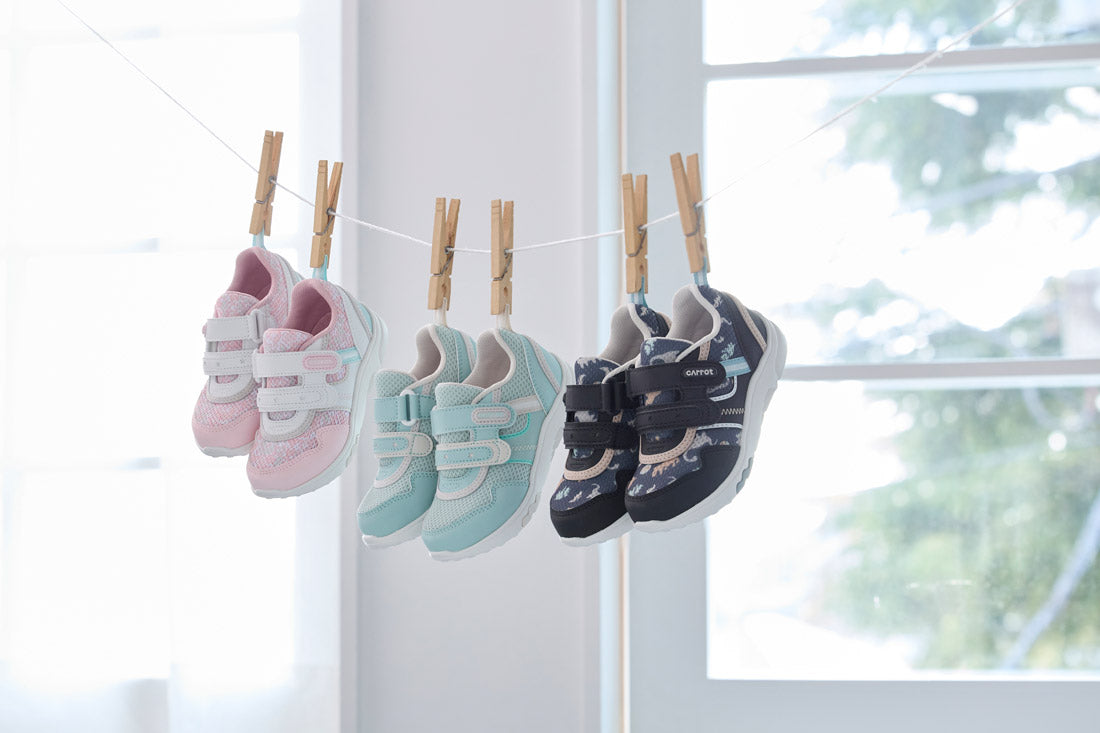 ムーンスター MoonStar キッズ 女の子 男の子 スニーカー キャロット CRC2350 子供靴 かわいい シンプル マジックテープ ベルクロ (ミント) ミント