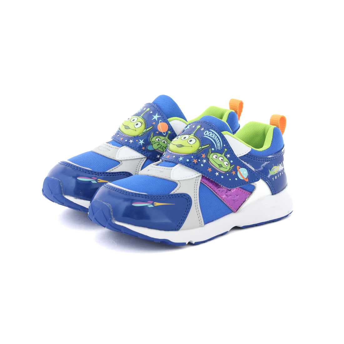 ムーンスター MoonStar キッズ ジュニア スニーカー ディズニー  DNC1362 3E リトルグリーンメン ベイマックス マジックテープ (ブルー) ブルー