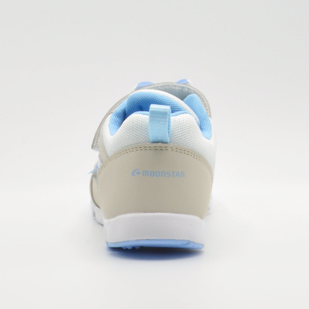 ムーンスター MoonStar スニーカー キッズ LV 1233 ムーンスター LUVRUSH 軽量 ベルクロ ローカット (ベージュ) ベージュ