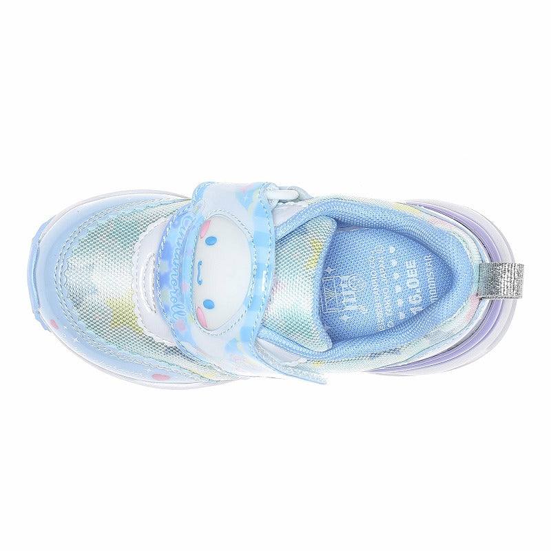 ムーンスター MoonStar スニーカー キッズ 子供靴 サンリオ SA C040LE ムーンスター SANRIO 光る靴 (ブルー) ブルー