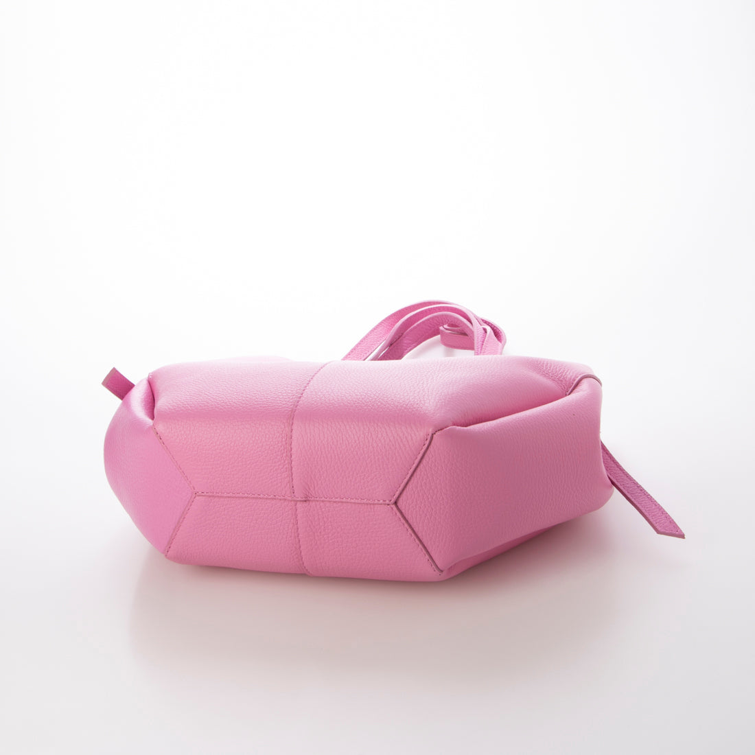 モードフルーレ MODE FOURRURE イタリアンカーフ2WAYトートバッグ (ピンク) ピンク