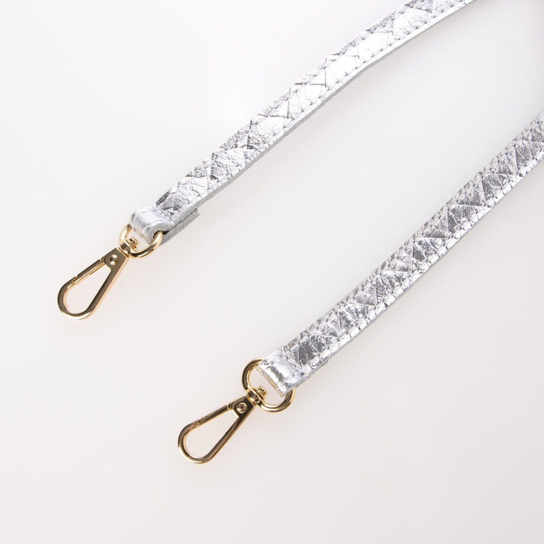 モードフルーレ MODE FOURRURE イタリアンカーフキルティング調型押トートバッグ (シルバー) シルバー