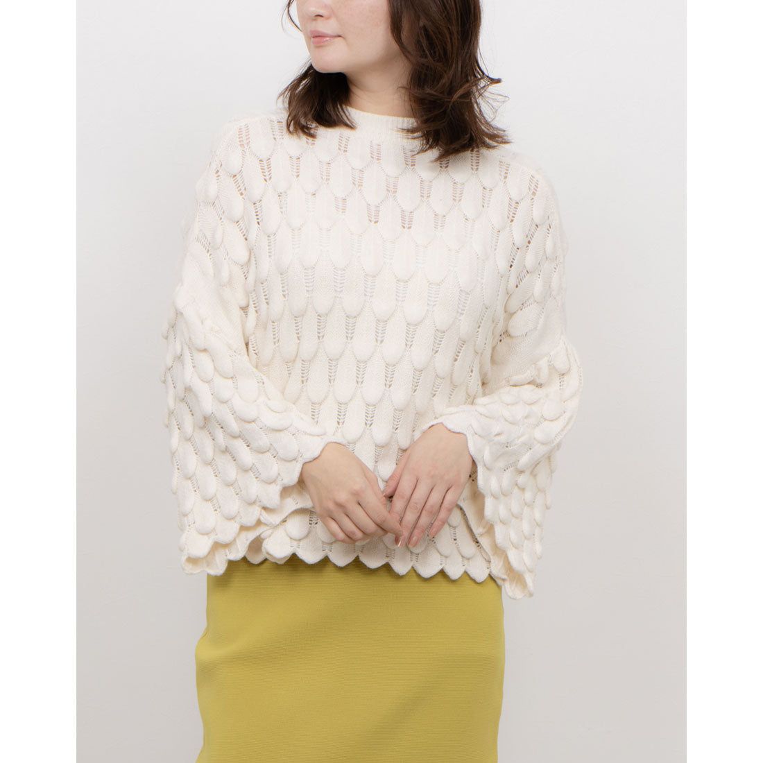 モードフルーレ MODE FOURRURE イタリア製ソフトタッチセーター