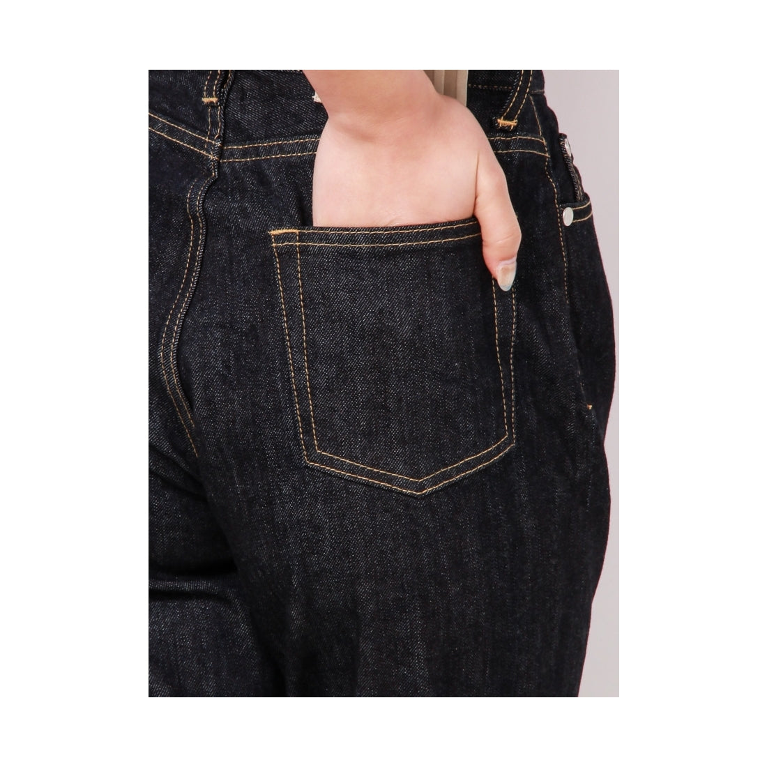 MURUA ヘムポイントルーズDENIMパンツ ブルー ブルー