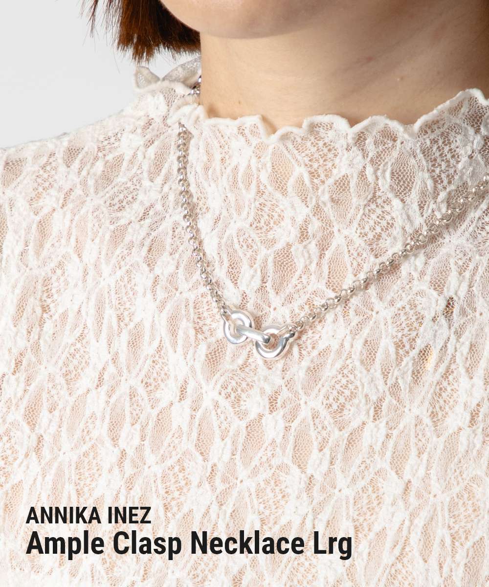 アニカイネズ ANNIKA INEZ アニカイネズ ANNIKA INEZ Ample Clasp Necklace Lrg アンプル クラスプ 601 ネックレス レディース アクセサリー シルバー (SILVER/シルバー) SILVER/シルバー