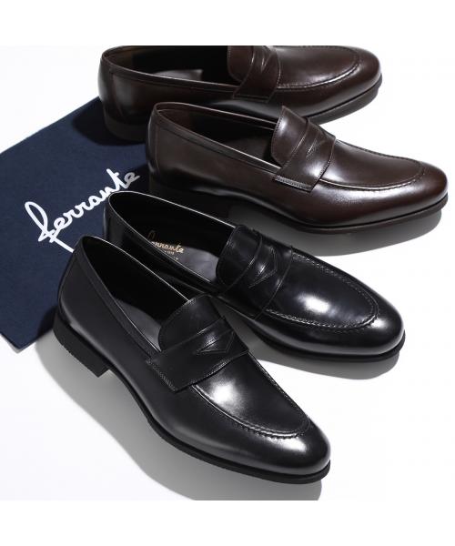 Jedia別注 シボ革カーフ コインローファーNARCISO⁄ラバーソール