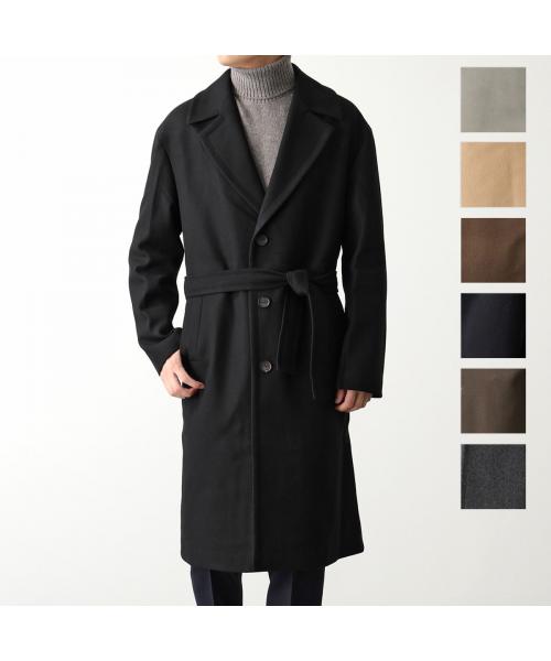 イーヴォ HEVO HEVO コート OSTUNI G725 シングルブレスト ベルト付 (1410/ブラウン) 1410/ブラウン