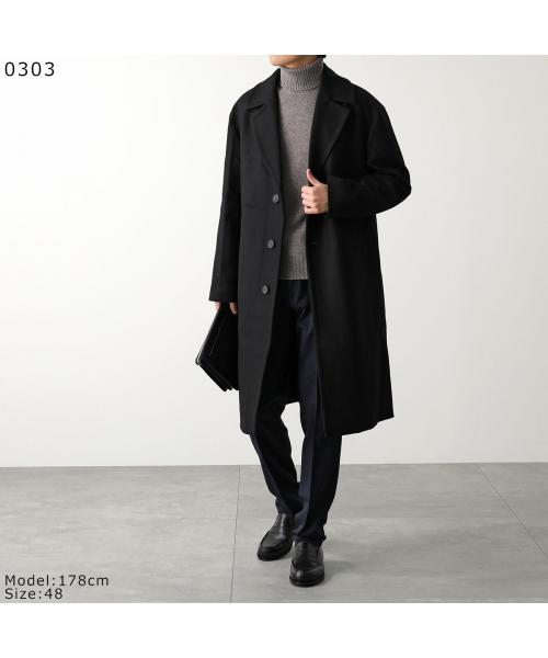 イーヴォ HEVO HEVO コート OSTUNI G725 シングルブレスト ベルト付 (1410/ブラウン) 1410/ブラウン