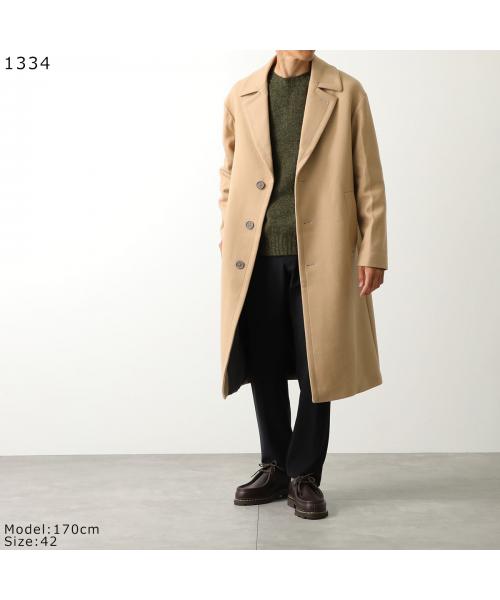 イーヴォ HEVO HEVO コート OSTUNI G725 シングルブレスト ベルト付 (1410/ブラウン) 1410/ブラウン