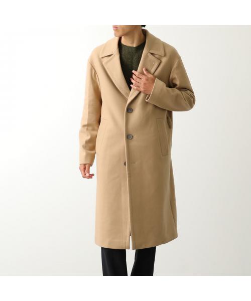 イーヴォ HEVO HEVO コート OSTUNI G725 シングルブレスト ベルト付 (1410/ブラウン) 1410/ブラウン