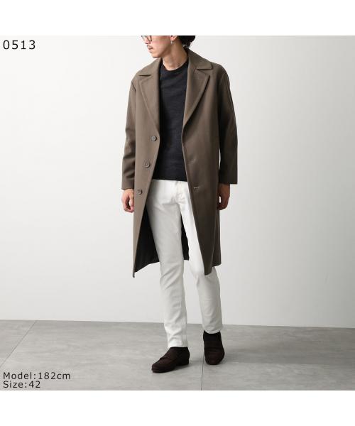 イーヴォ HEVO HEVO コート OSTUNI G725 シングルブレスト ベルト付 (1410/ブラウン) 1410/ブラウン