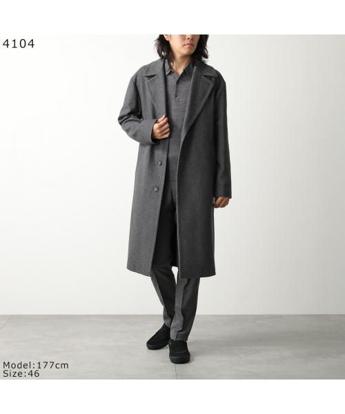 イーヴォ HEVO HEVO コート OSTUNI G725 シングルブレスト ベルト付 (1410/ブラウン) 1410/ブラウン