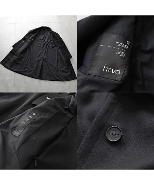 イーヴォ HEVO HEVO コート OSTUNI G725 シングルブレスト ベルト付 (1410/ブラウン) 1410/ブラウン