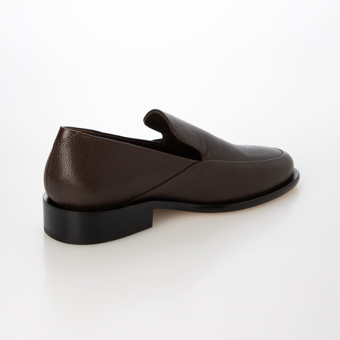 ジェイヴィエーエム JVAM ラウンドトウレザースリッポンシューズ (ブラック) ブラック