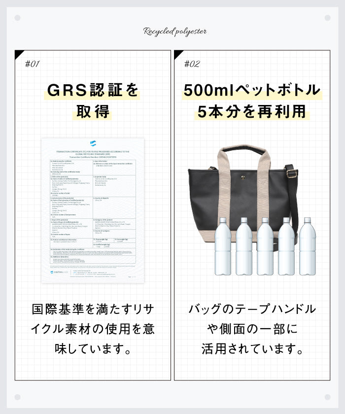 ムラ MURA MURA PU(サボテン由来) ショルダーベルト付き トートバッグ (ブラック) ブラック