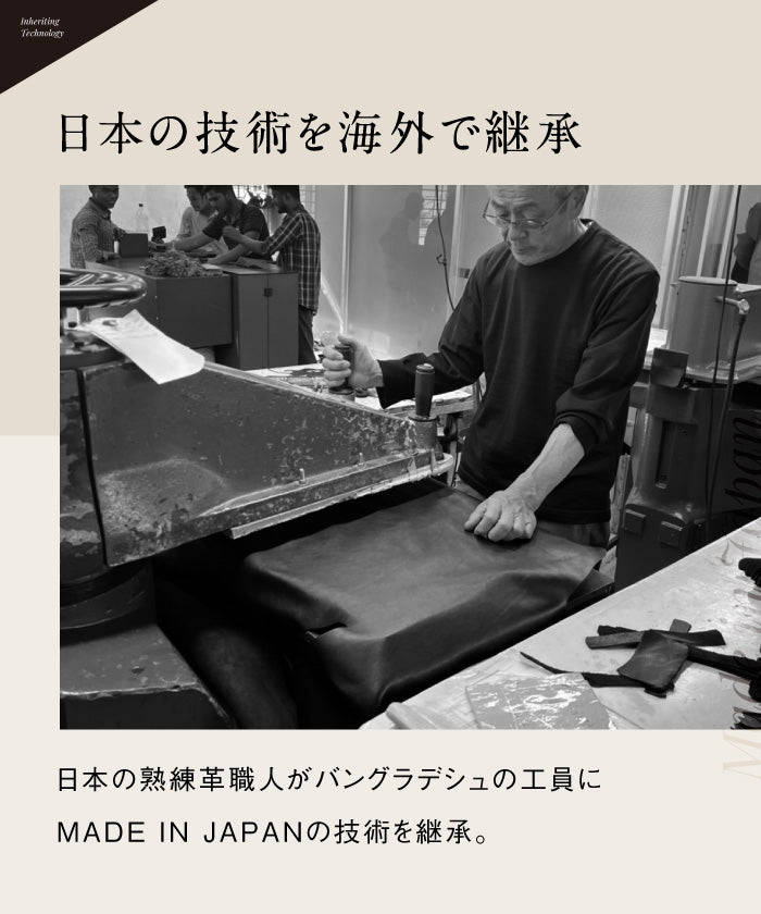 MURA 牛革 スキミング防止機能付き YKKラウンドファスナー 長財布