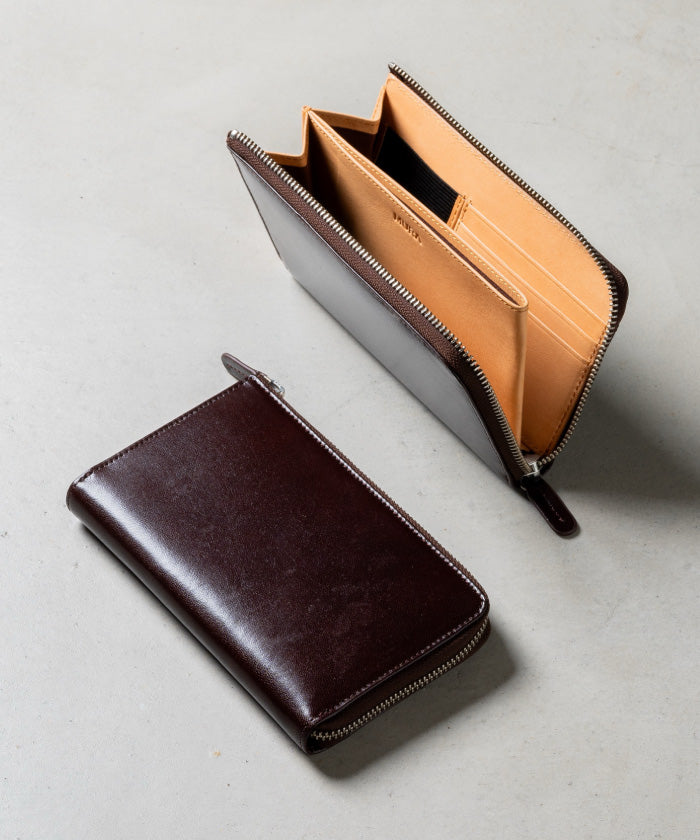 ムラ MURA MURA イタリアンレザー スキミング防止 収納力 コンパクト 小さめ 長財布