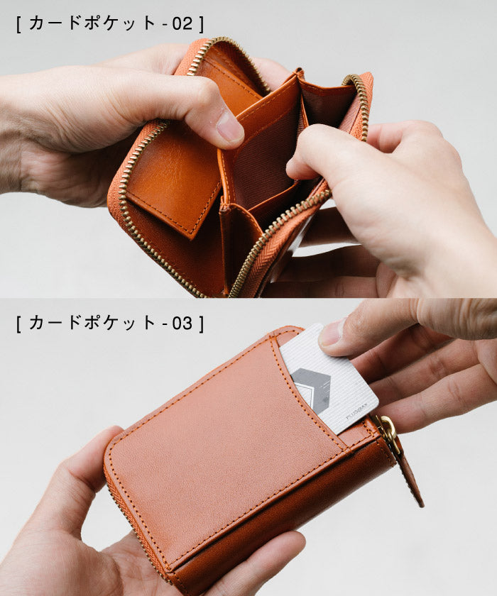 MURA 財布 メンズ コインケース スキミング防止 イタリアンレザー