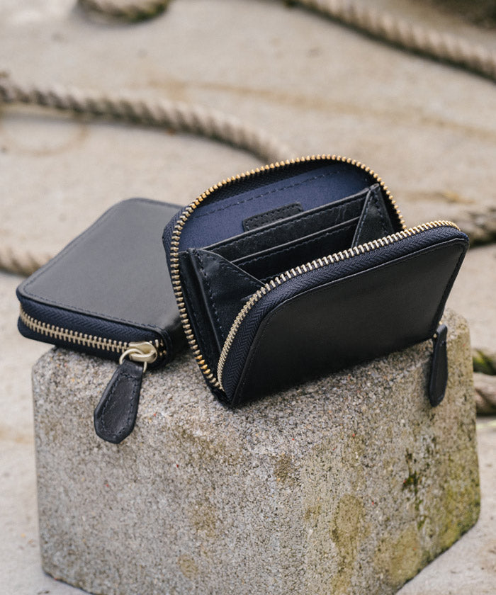 MURA 財布 メンズ コインケース スキミング防止 イタリアンレザー (イタリアンレザー/ネイビー) イタリアンレザー/ネイビー