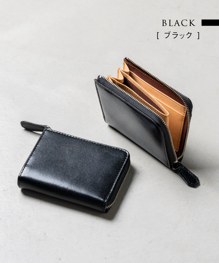 ムラ MURA Ranova mini 意大利皮革防盜 L 字拉鍊迷你錢包