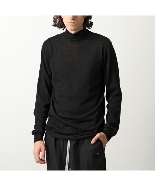 リックオウエンス ダークシャドウ Rick Owens DRKSHDW Rick Owens ニット RU02D6624 M ウール タートルネック (09/BLACK/ブラック) 09/BLACK/ブラック