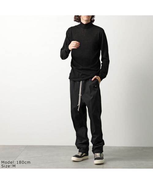 リックオウエンス ダークシャドウ Rick Owens DRKSHDW Rick Owens ニット RU02D6624 M ウール タートルネック (09/BLACK/ブラック) 09/BLACK/ブラック