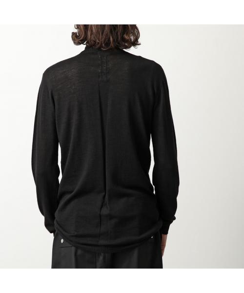 リックオウエンス ダークシャドウ Rick Owens DRKSHDW Rick Owens ニット RU02D6624 M ウール タートルネック (09/BLACK/ブラック) 09/BLACK/ブラック