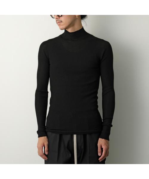 リックオウエンス ダークシャドウ Rick Owens DRKSHDW Rick Owens ニット RIBBED LUPETTO RU02E1638 RIBM (09/BLACK-ブラック) 09/BLACK-ブラック