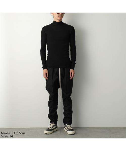 リックオウエンス ダークシャドウ Rick Owens DRKSHDW Rick Owens ニット RIBBED LUPETTO RU02E1638 RIBM (09/BLACK-ブラック) 09/BLACK-ブラック