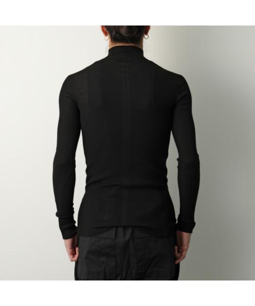 リックオウエンス ダークシャドウ Rick Owens DRKSHDW Rick Owens ニット RIBBED LUPETTO RU02E1638 RIBM (09/BLACK-ブラック) 09/BLACK-ブラック