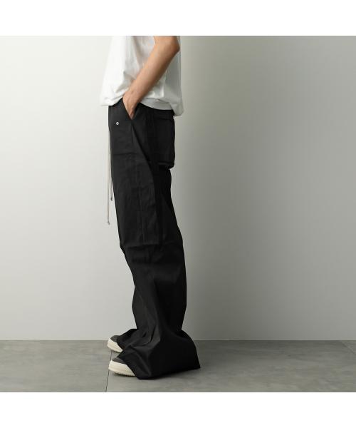リックオウエンス ダークシャドウ Rick Owens DRKSHDW Rick Owens バギーパンツ WIDE BELA PANTS RU02E1366 TE (09/BLACK/ブラック) 09/BLACK/ブラック