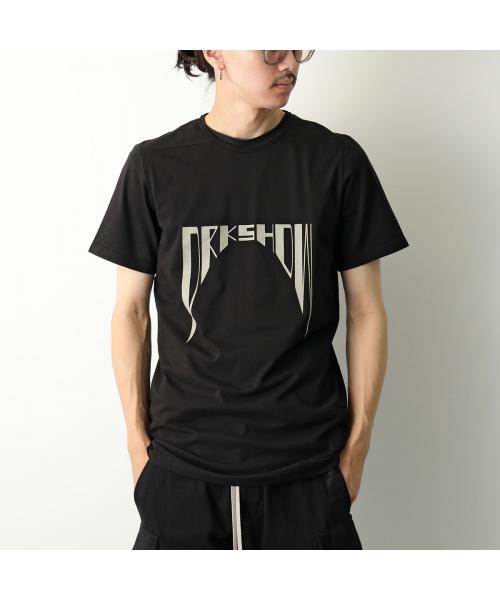 リックオウエンス ダークシャドウ Rick Owens DRKSHDW Rick Owens DRKSHDW Tシャツ LEVEL T DU02E7250 RNEP4P 半袖 (0908/BLACK-PEARL) 0908/BLACK-PEARL